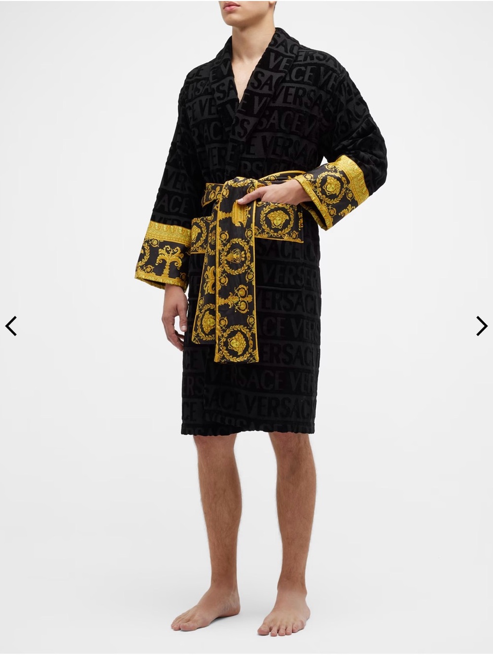 Versace Baroque Unisex Robe - Picture 3 of 6